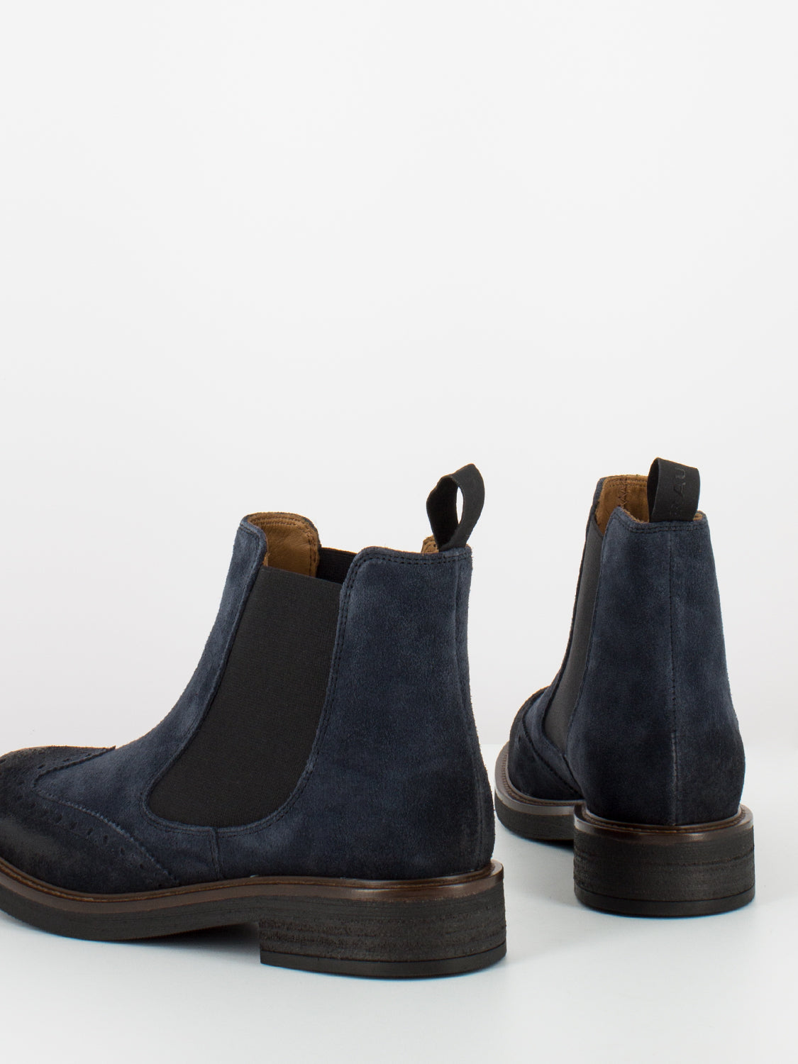 Beatles blue waxy leather