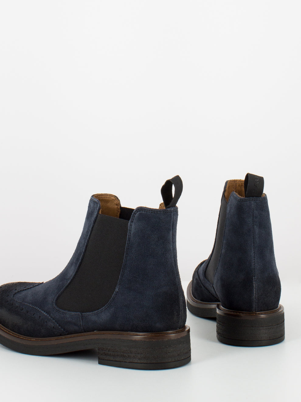 Beatles blue waxy leather