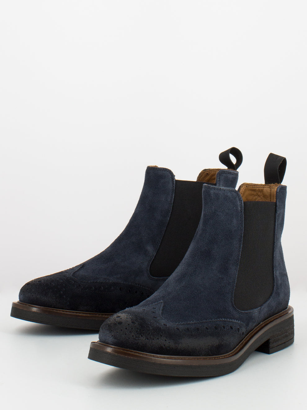 Beatles blue waxy leather