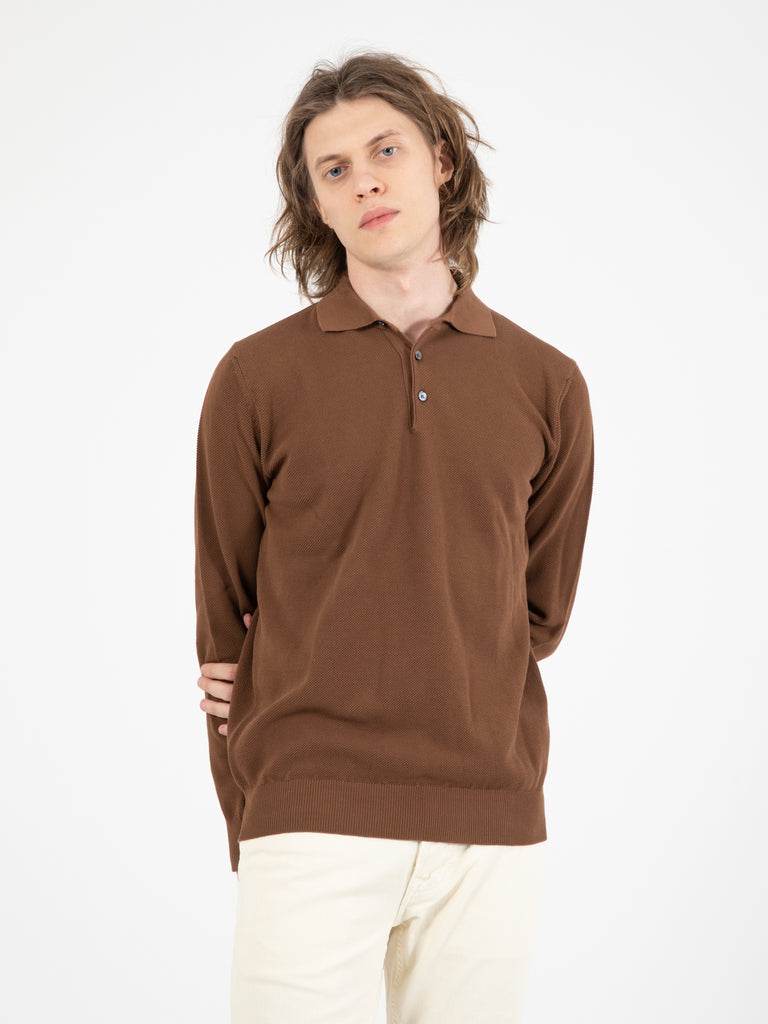 GALLIA - Polo Cooper marrone