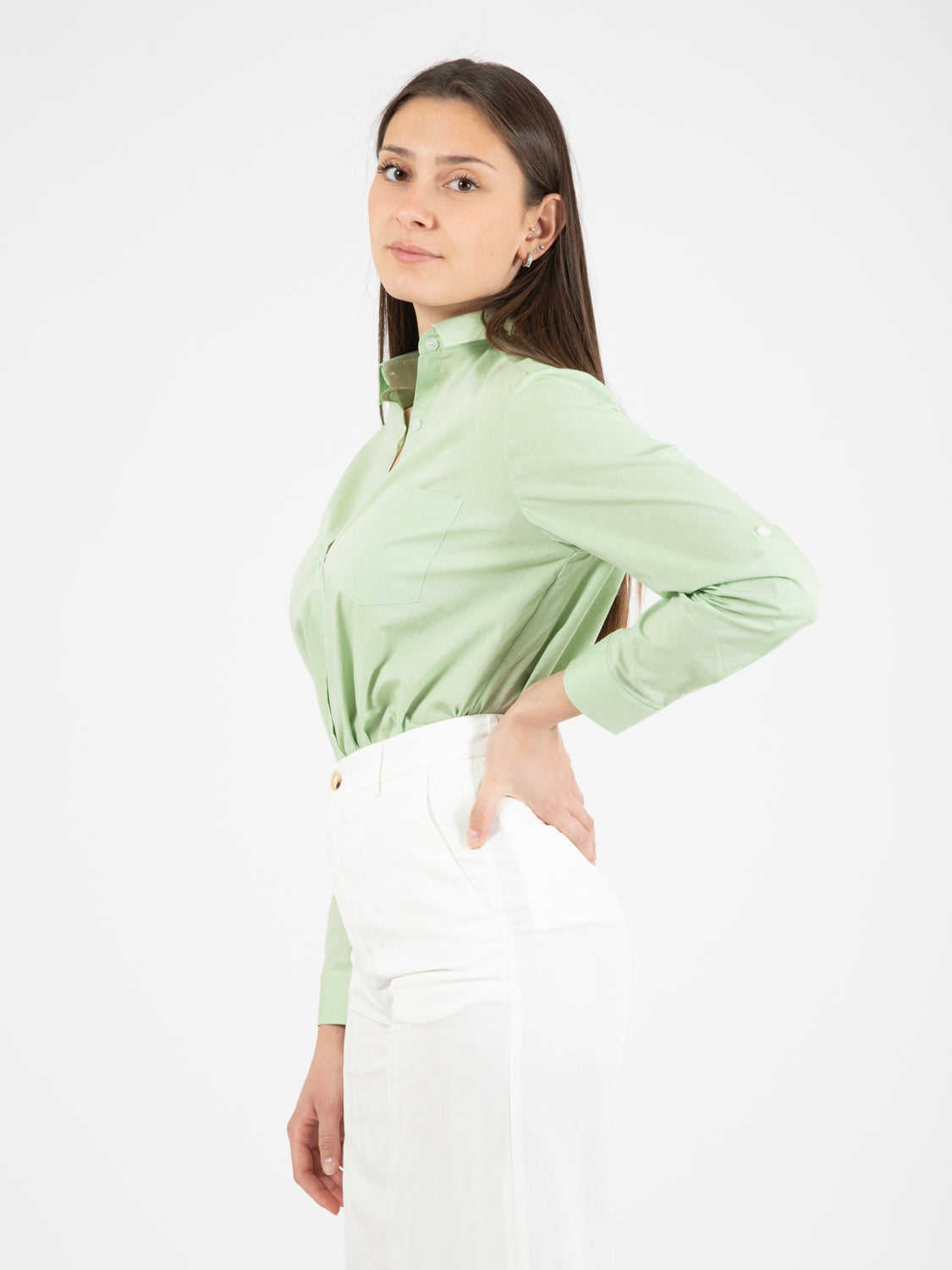 Camicia Asia verde