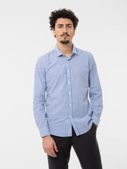 GMF - Camicia a righe blu / bianco