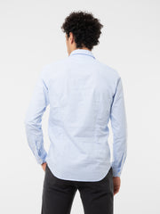 GMF - Camicia con collo alla francese azzurro chiaro