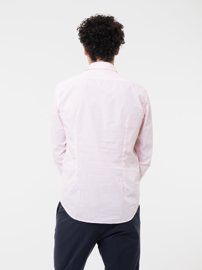 GMF - Camicie a righe rosa / bianco