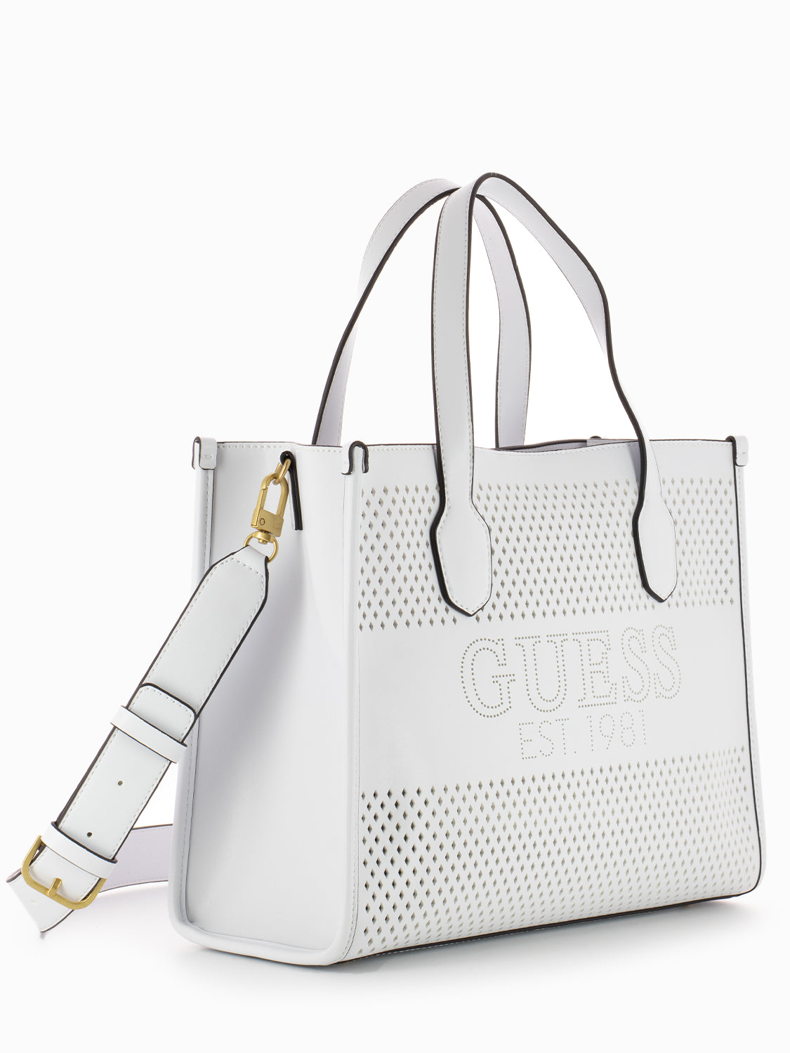 Borsa a mano katey traforata white