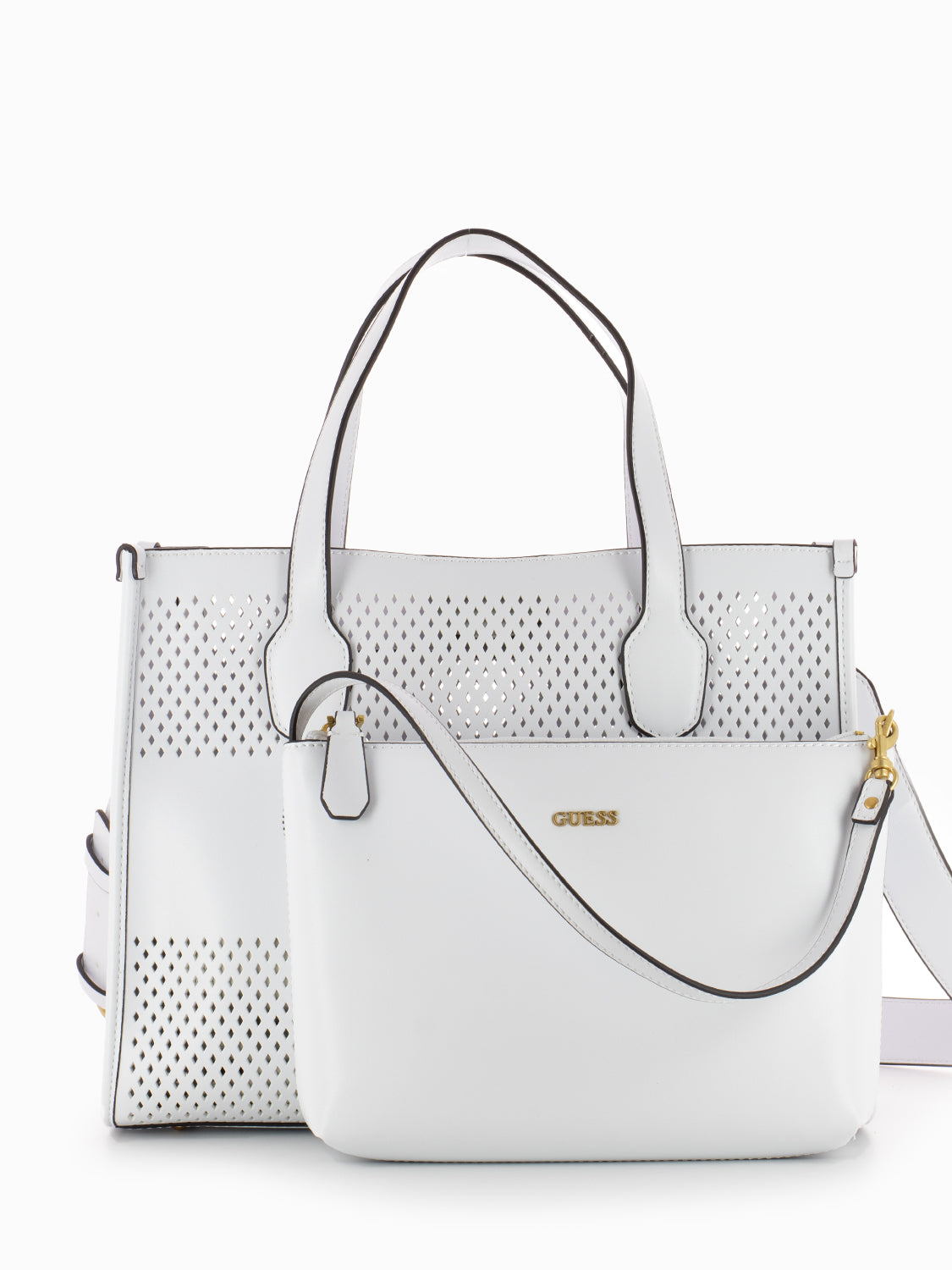 Borsa a mano katey traforata white