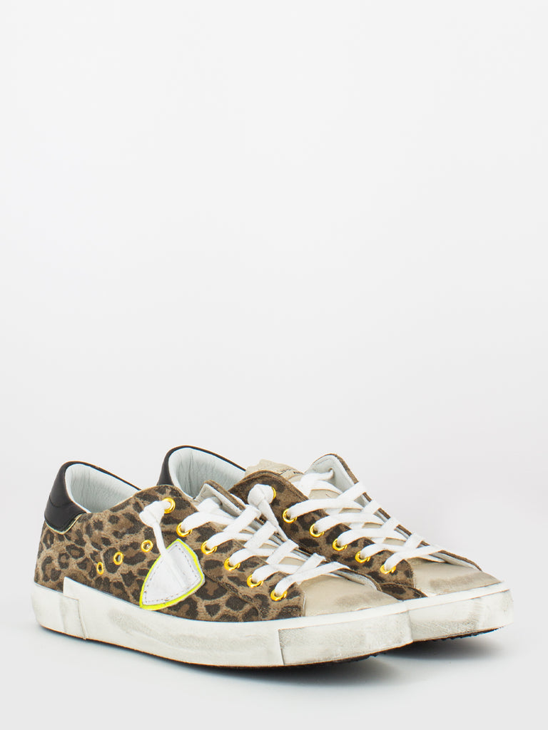 PHILIPPE MODEL - Prsx low animalier leo / beige