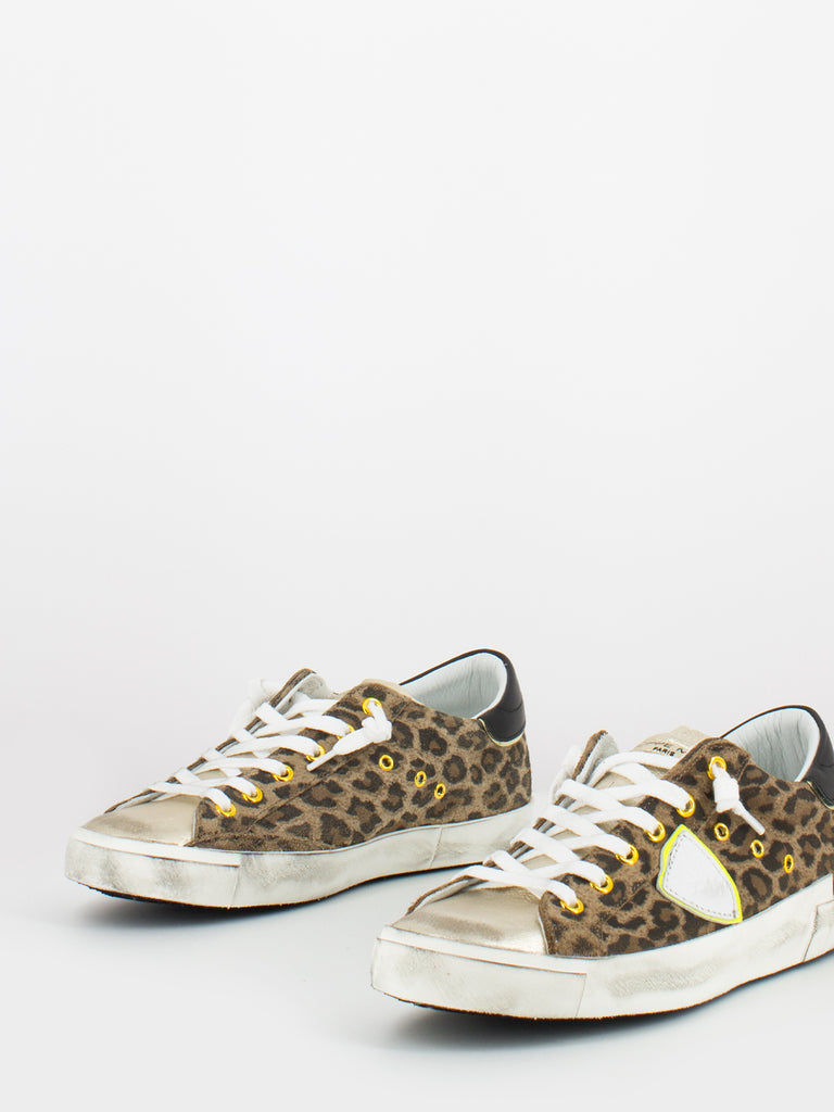 PHILIPPE MODEL - Prsx low animalier leo / beige