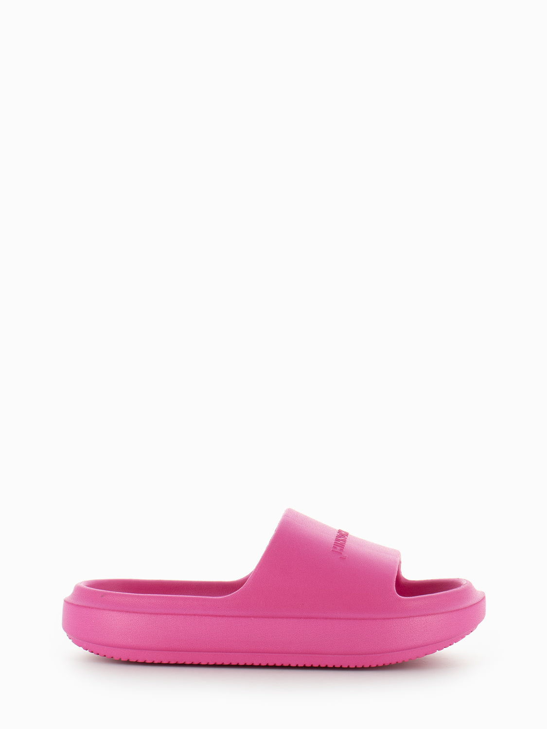 Fuchsia rubber slipper