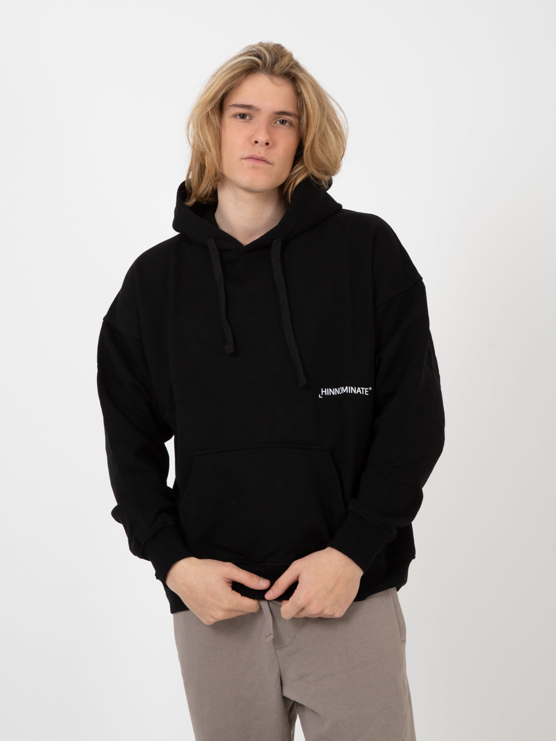 Black hoodie with pocket