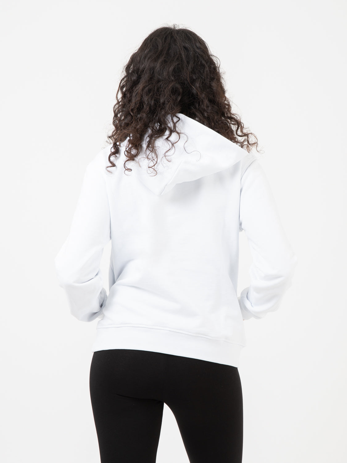 Oversized hoodie with white pocket