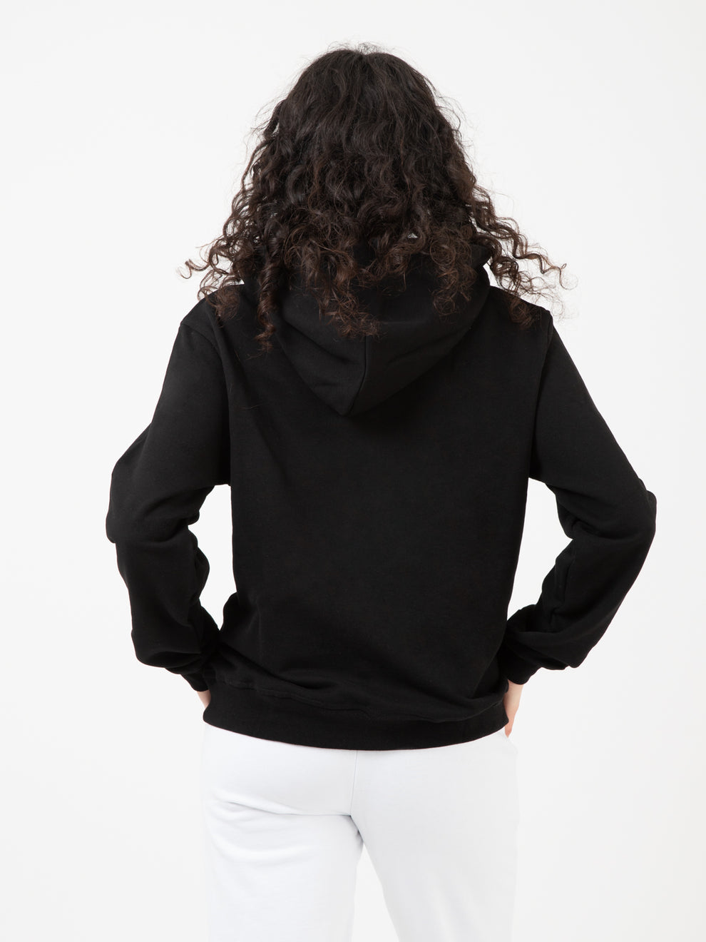 Oversized hoodie with black pocket