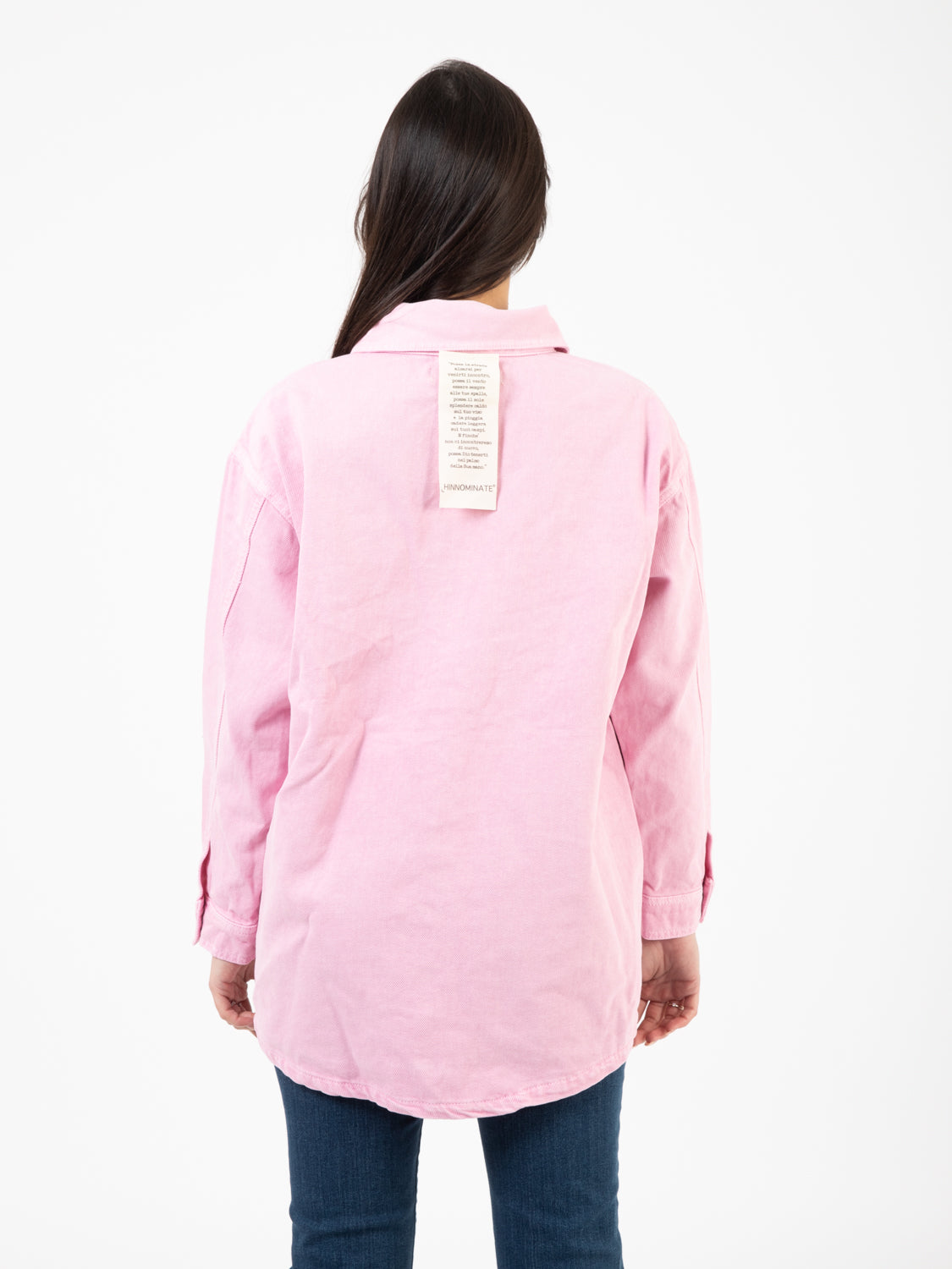 Giacche denim rosa bonbon