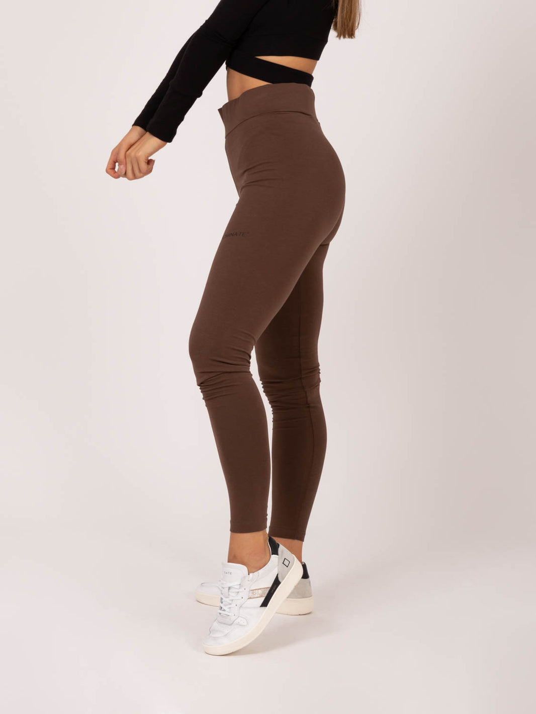 Leggings cioccolato in cotone