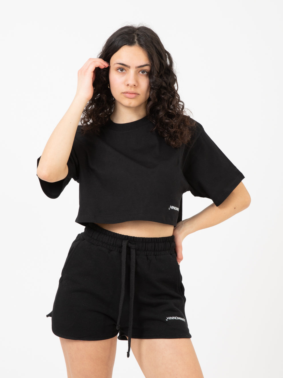 Black Jersey Short T-Shirt