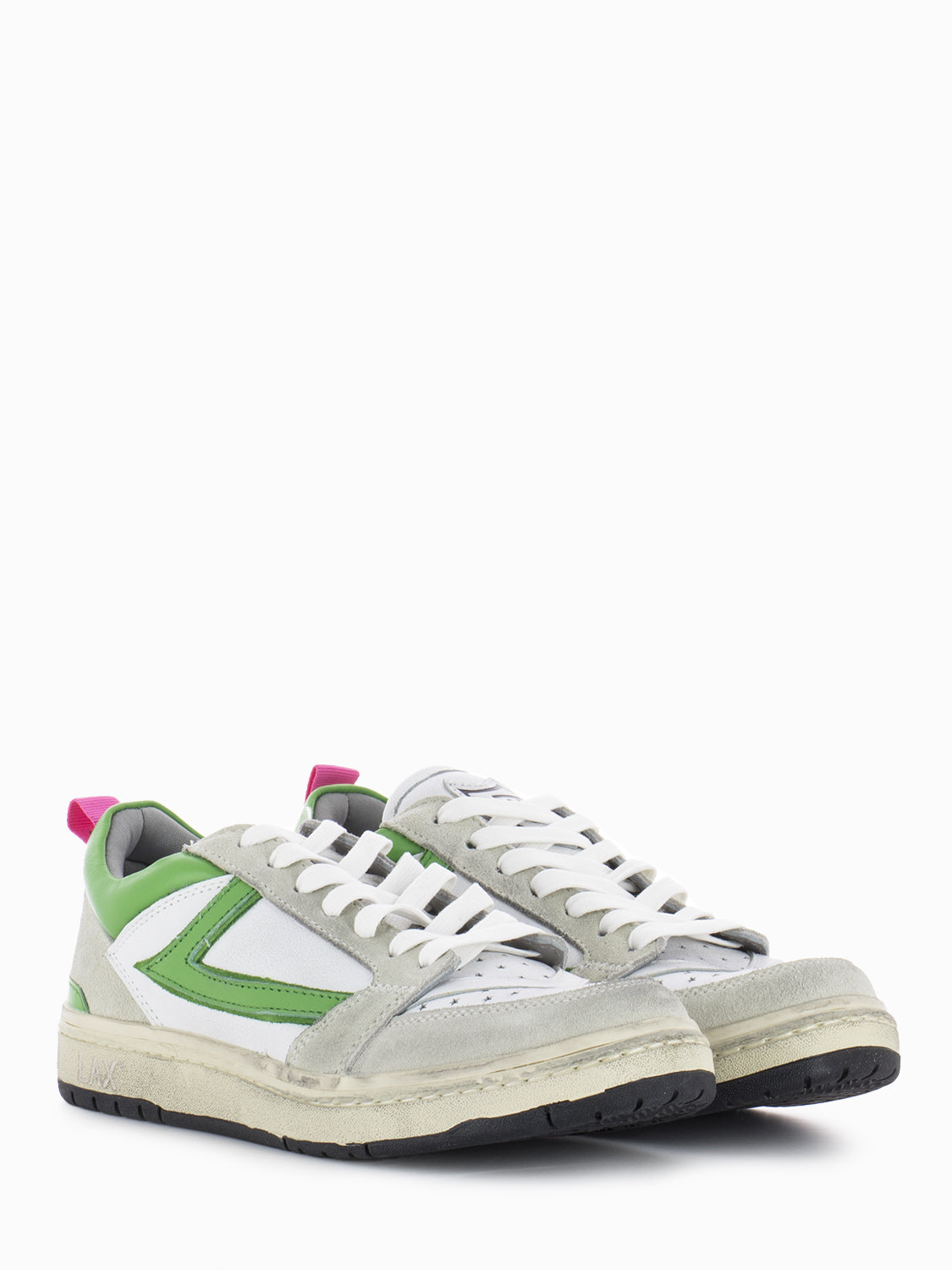 W Starlight Low Suede white / green sneakers