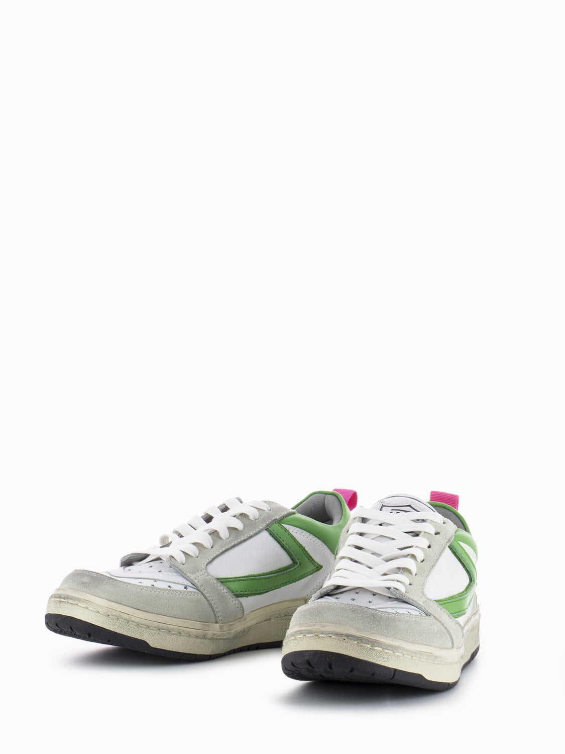 W Starlight Low Suede white / green sneakers