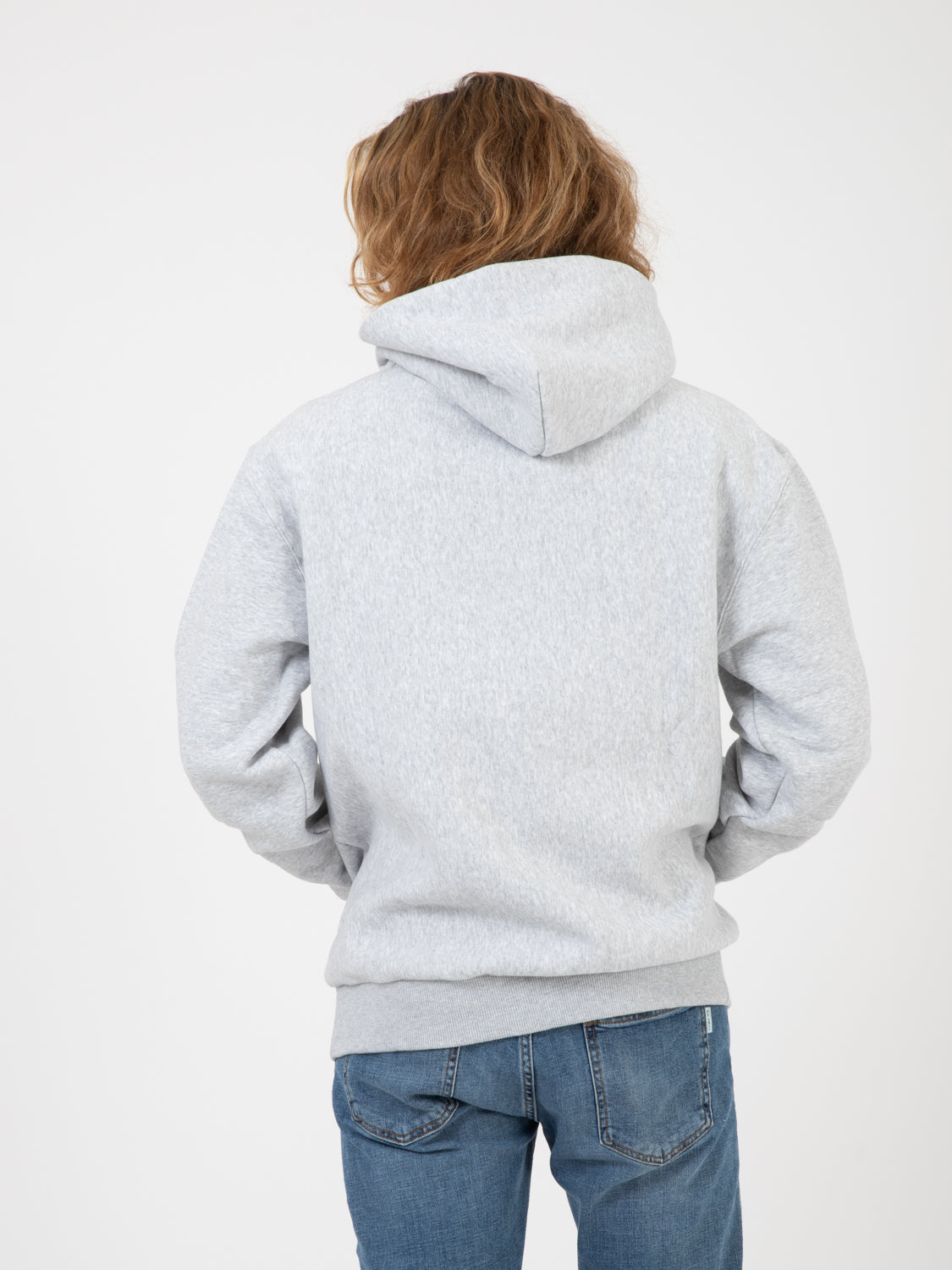 Madison Heavyweight Pullover Hoodie heather grey