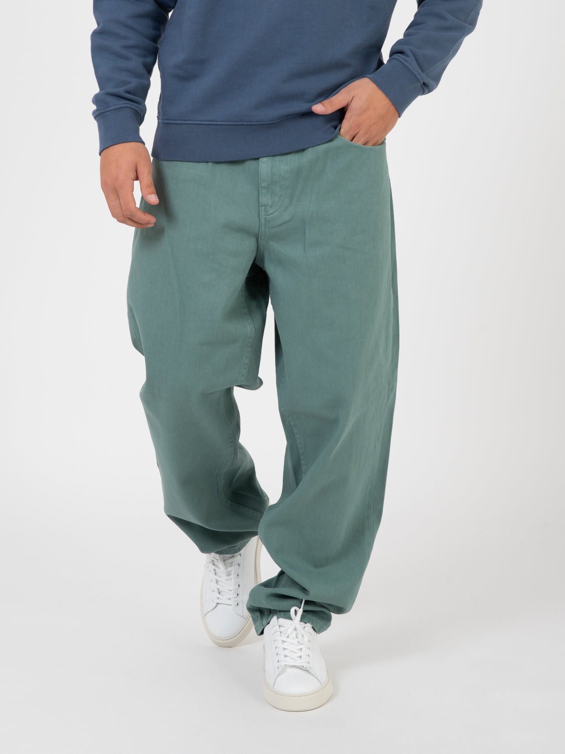 Pantaloni Cromer signature sage