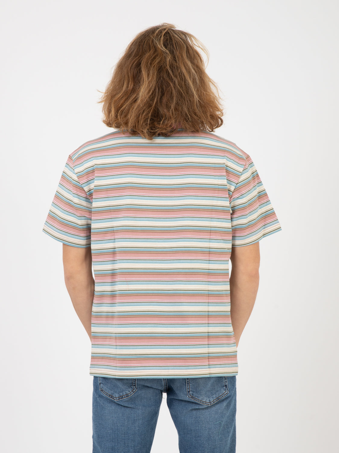 Pot Head Striped knit Top cream