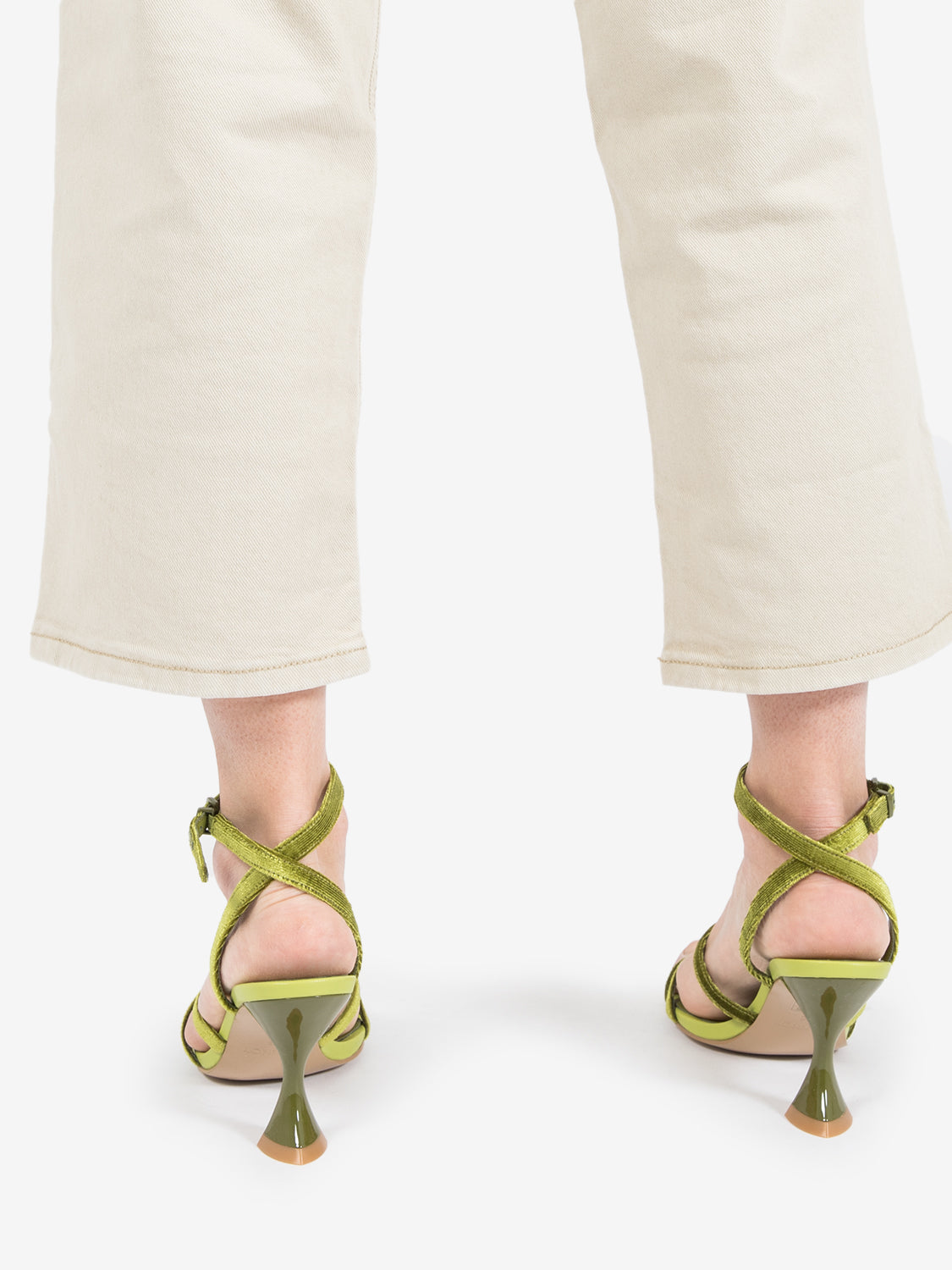Miranda Acid Velvet Sandals