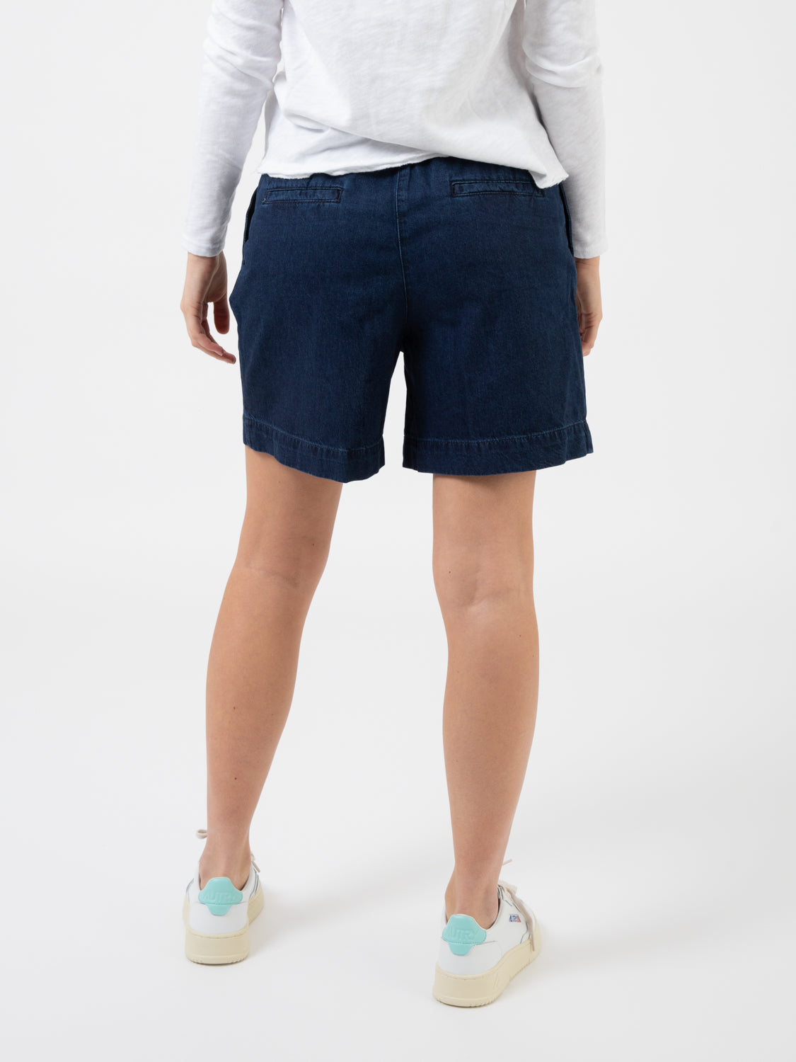 Bermuda jeans scuro