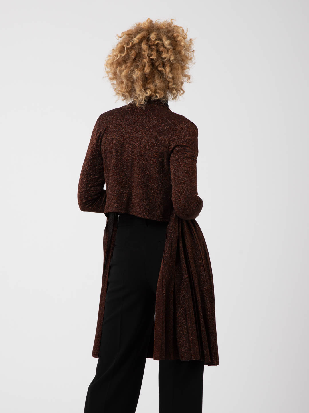 Bolerino lurex bronzo