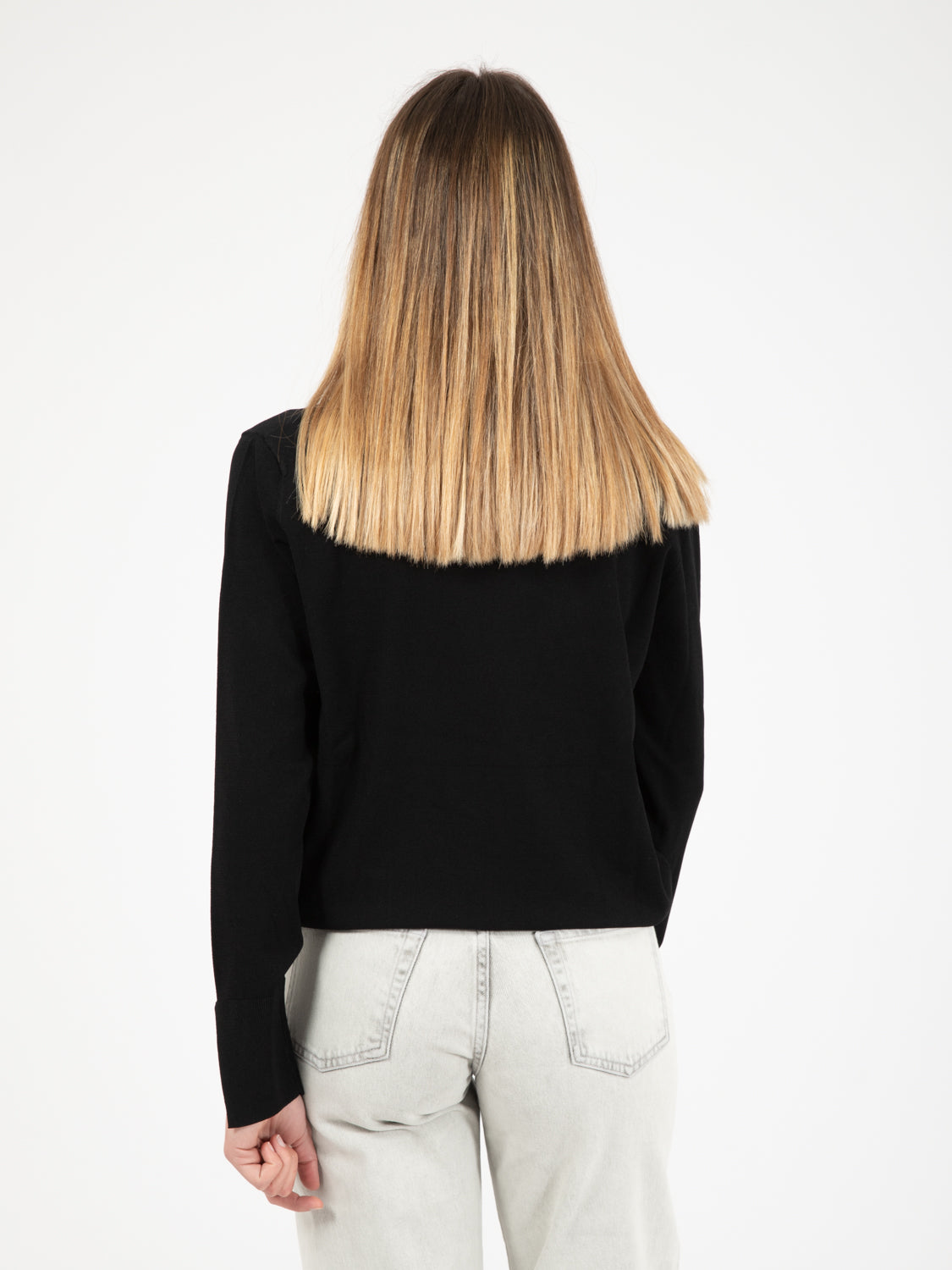 Maglia Scollo U nero