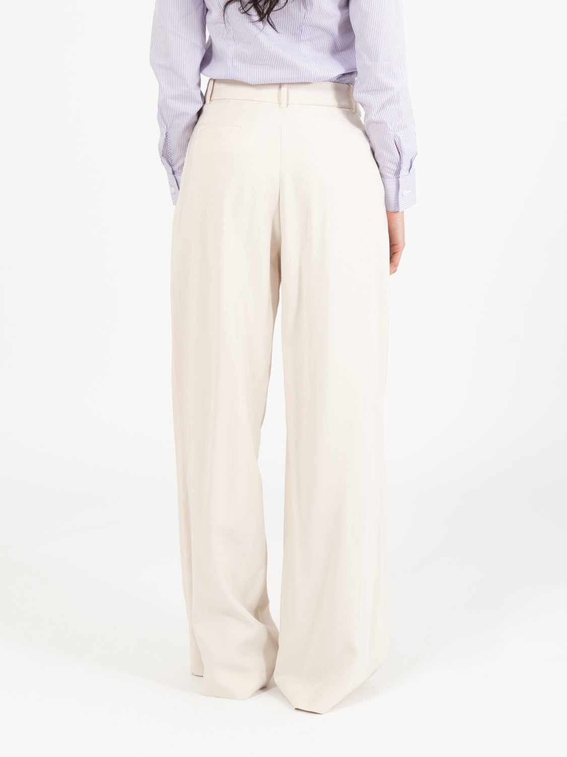 Ivory palazzo pants
