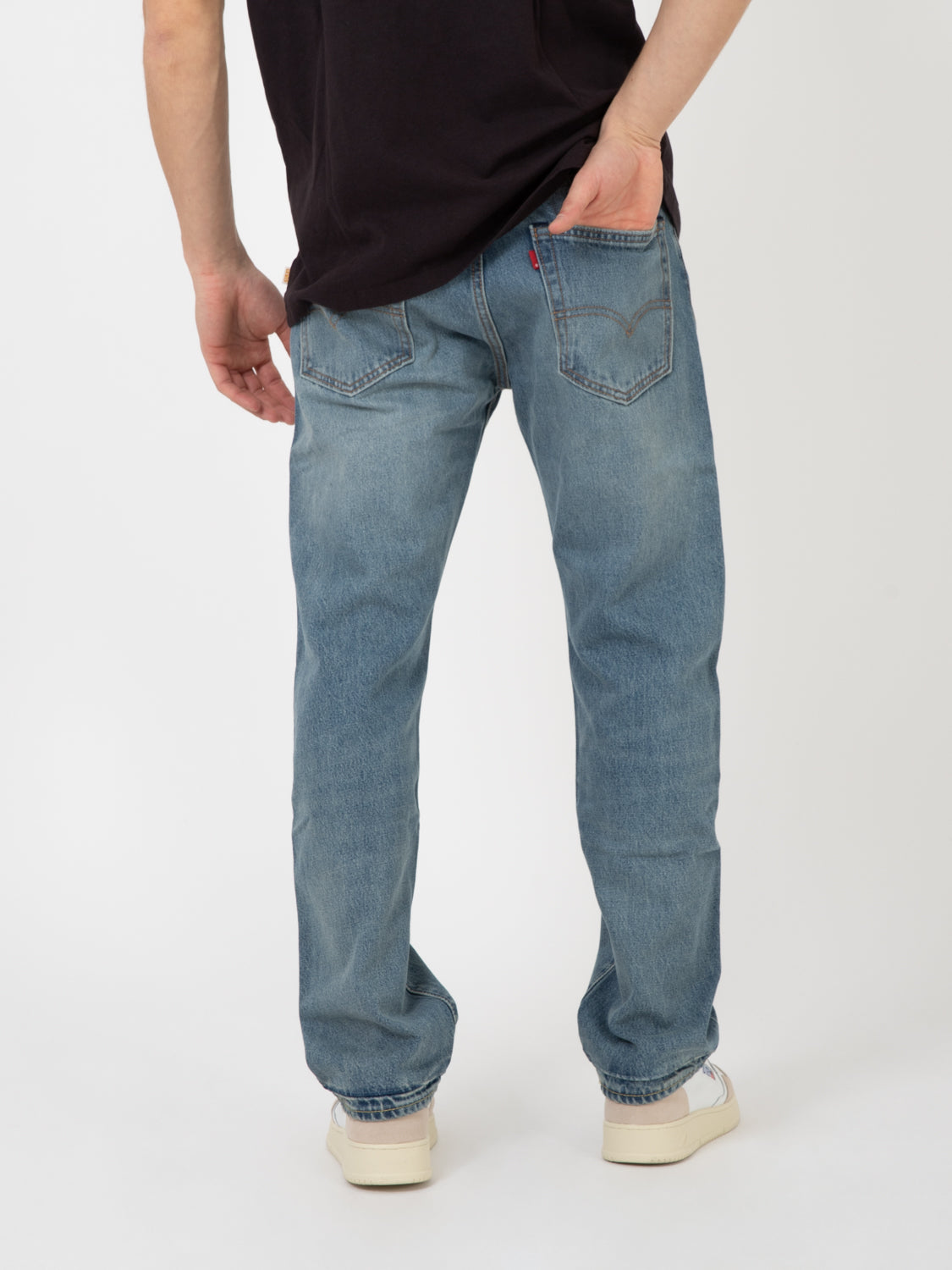 551™ Z Authentic Straight Medium Indigo Stonewash - Blue