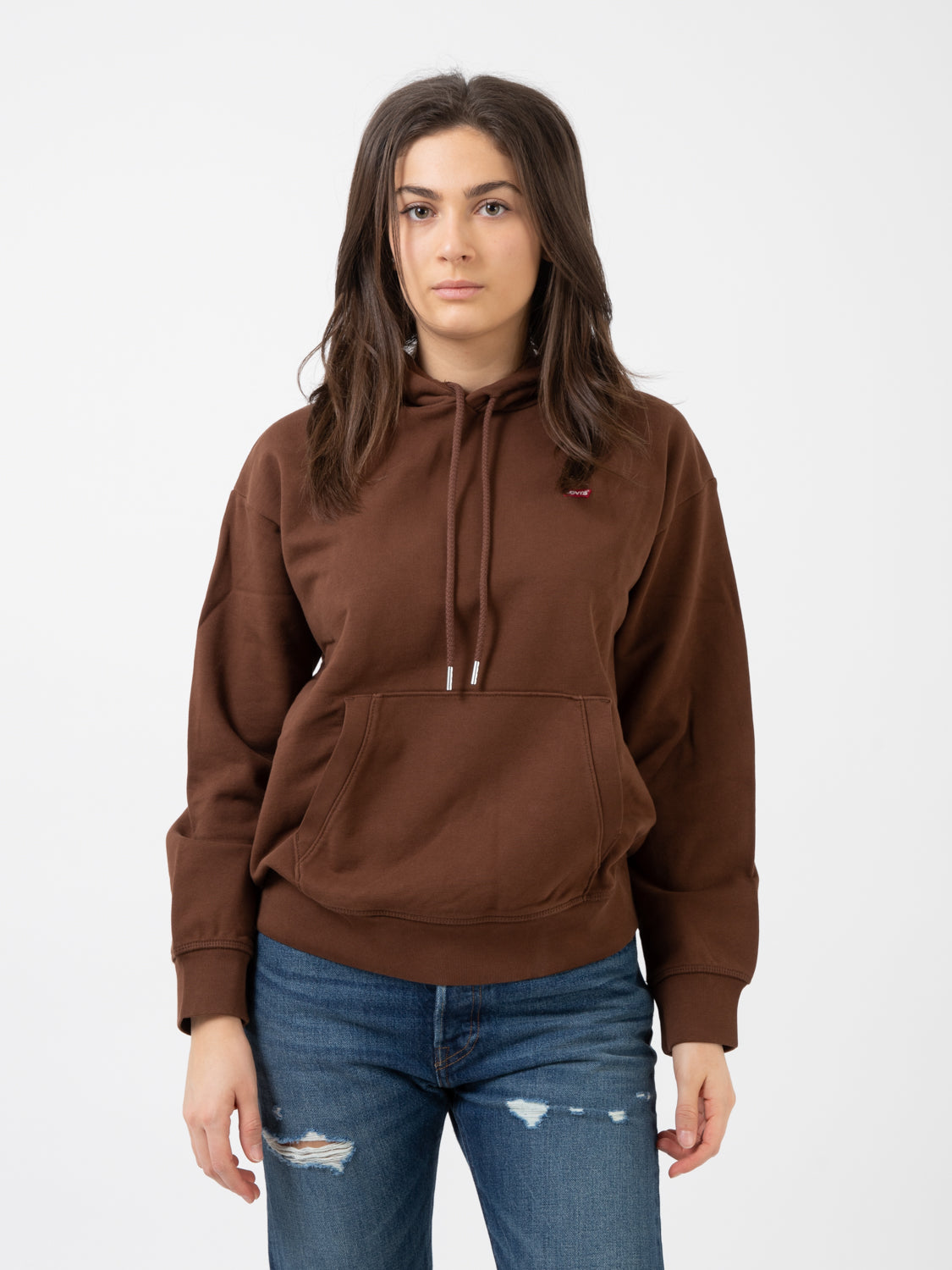 Felpa standard hoodie fondue fudge