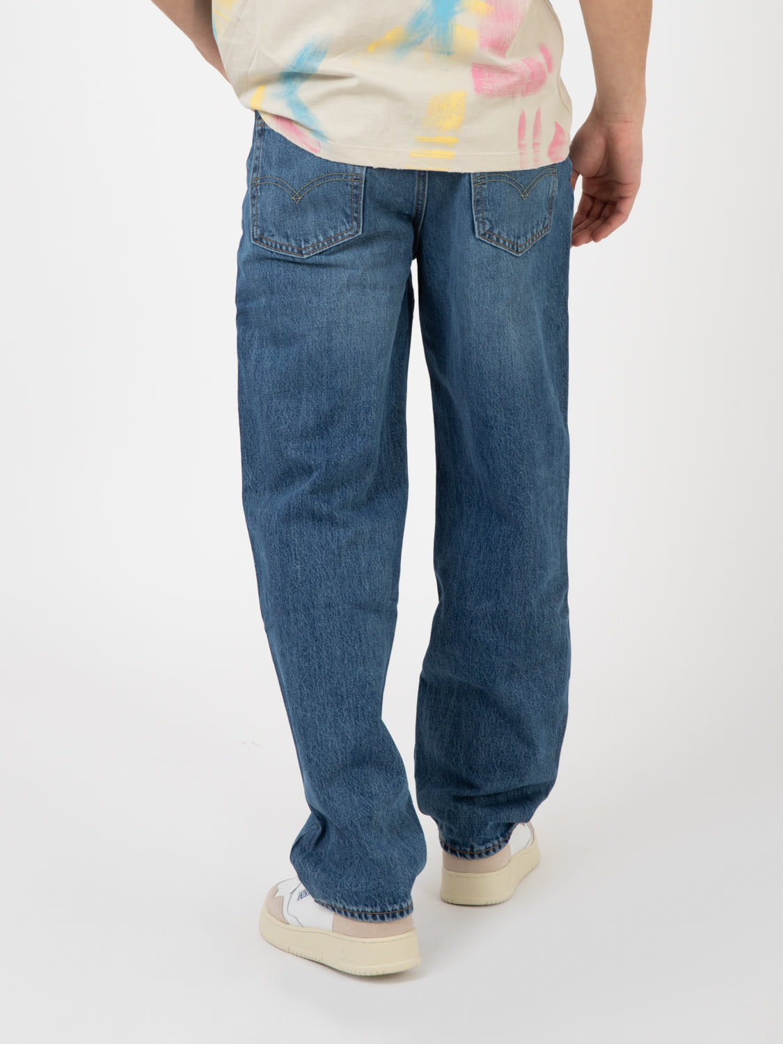 568™ Stay Loose Medium Indigo Worn In - Blue