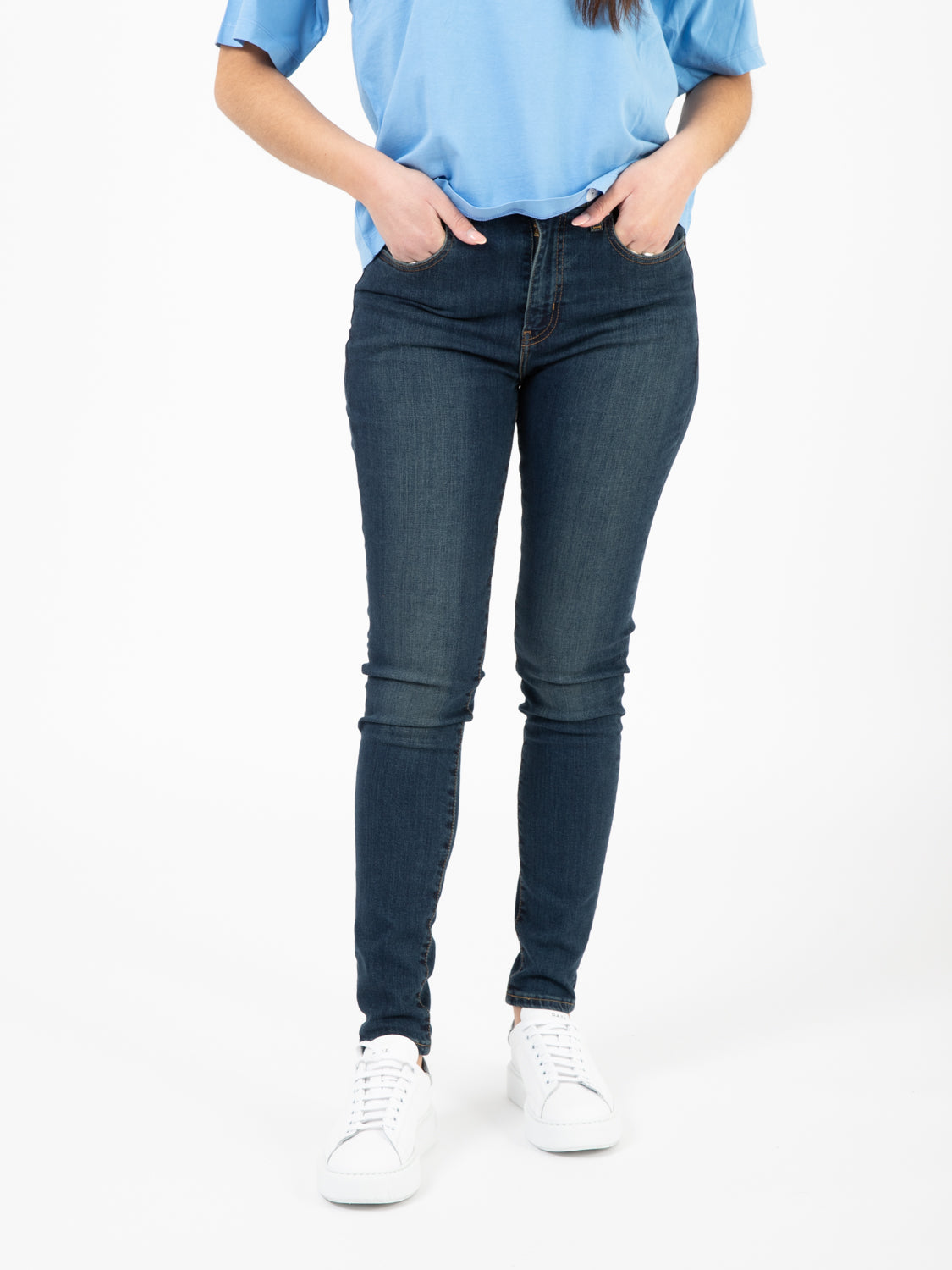 721™ High-Rise Skinny blue swell