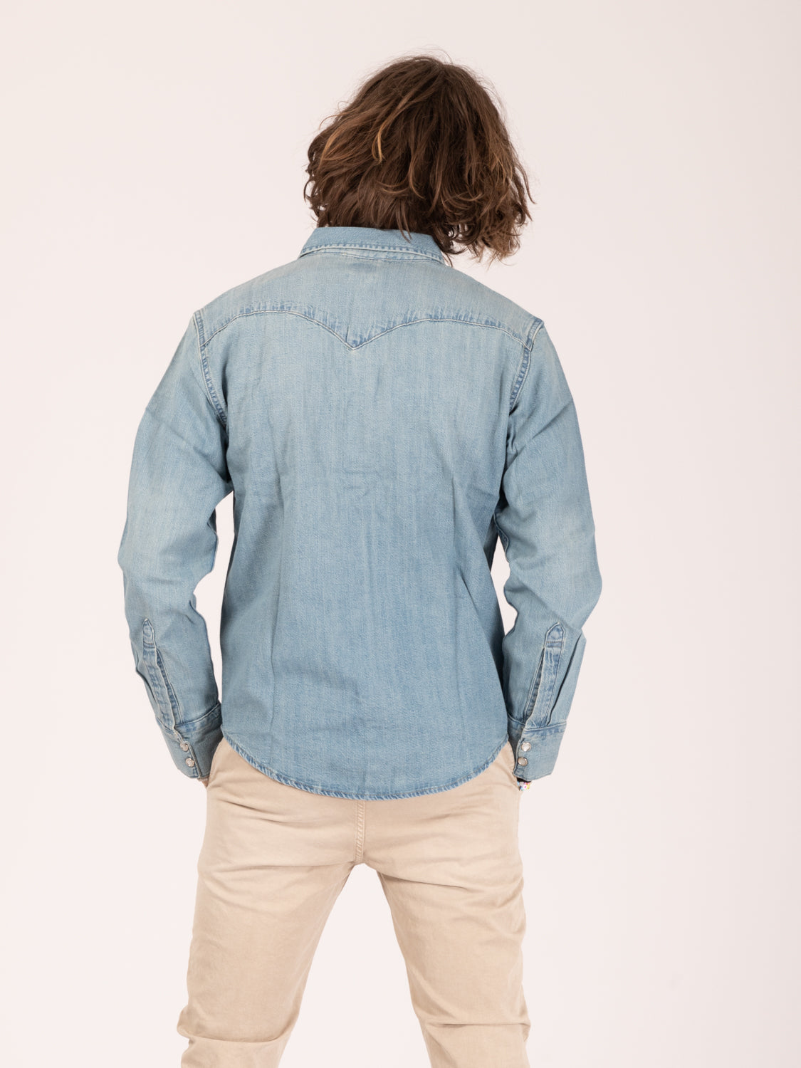 Western Barstow red cast stone shirt