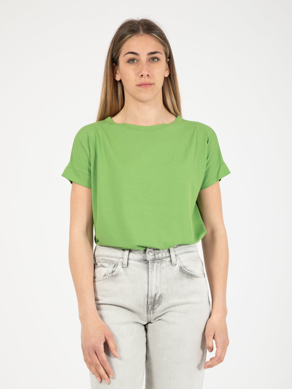 Green meadow cap sleeve jersey