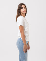 MAISON SCOTCH - T-shirt regular fit Off White con palma