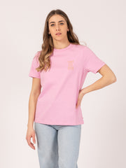MAISON SCOTCH - T-shirt Tout Est Bien memphis pink