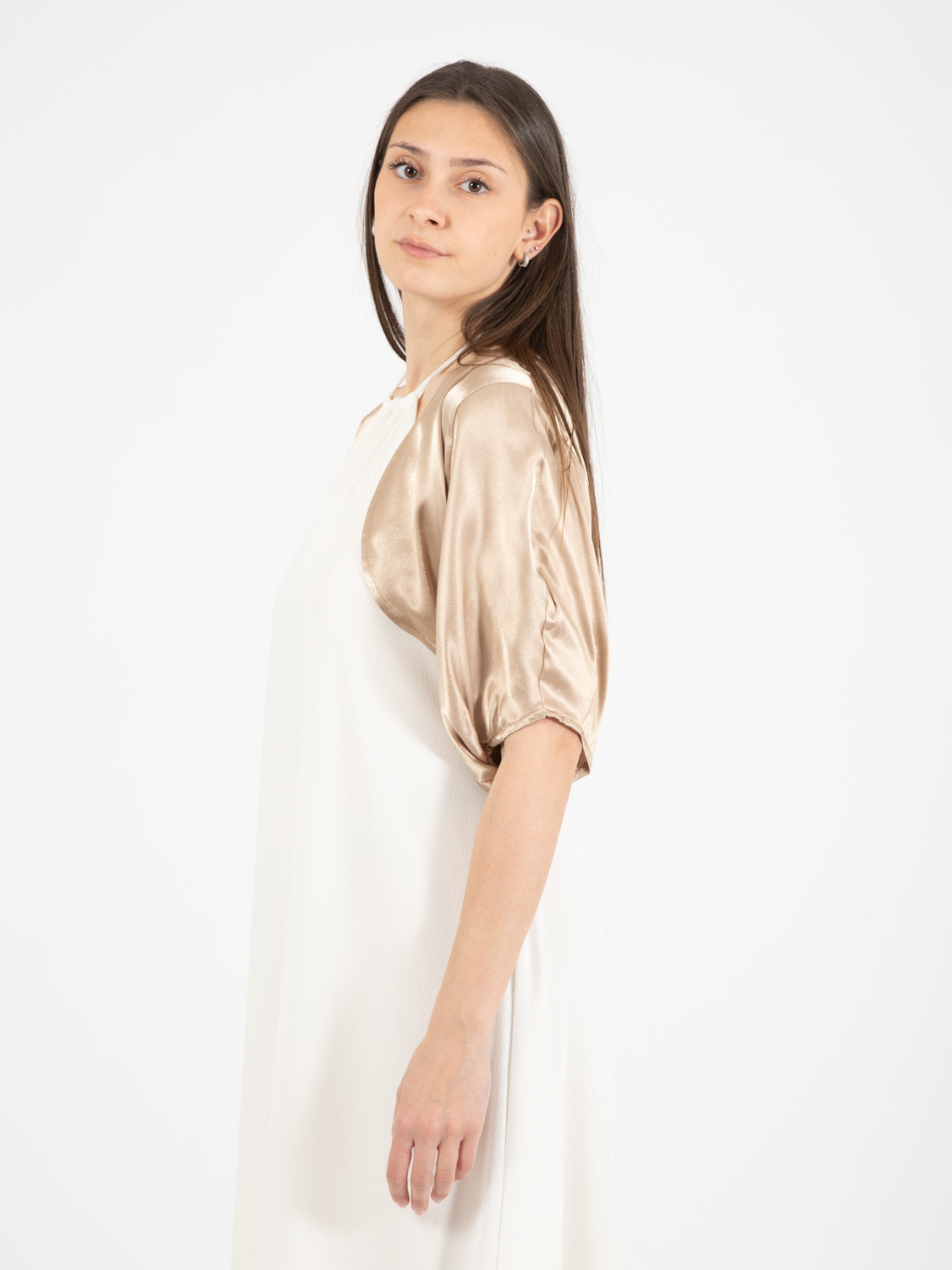 Bronze viscose shrug