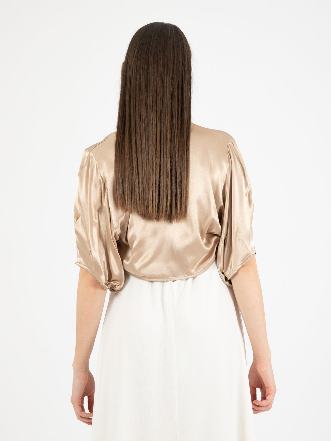 Bronze viscose shrug