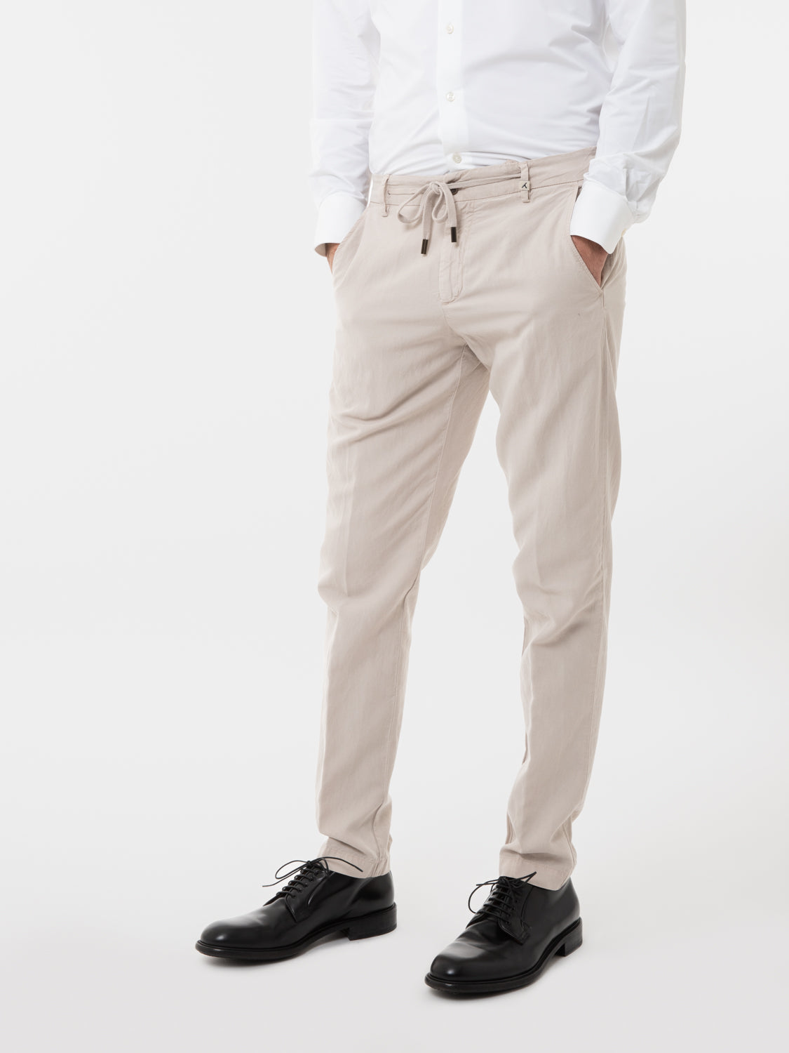 Pantaloni Apollo coulisse beige