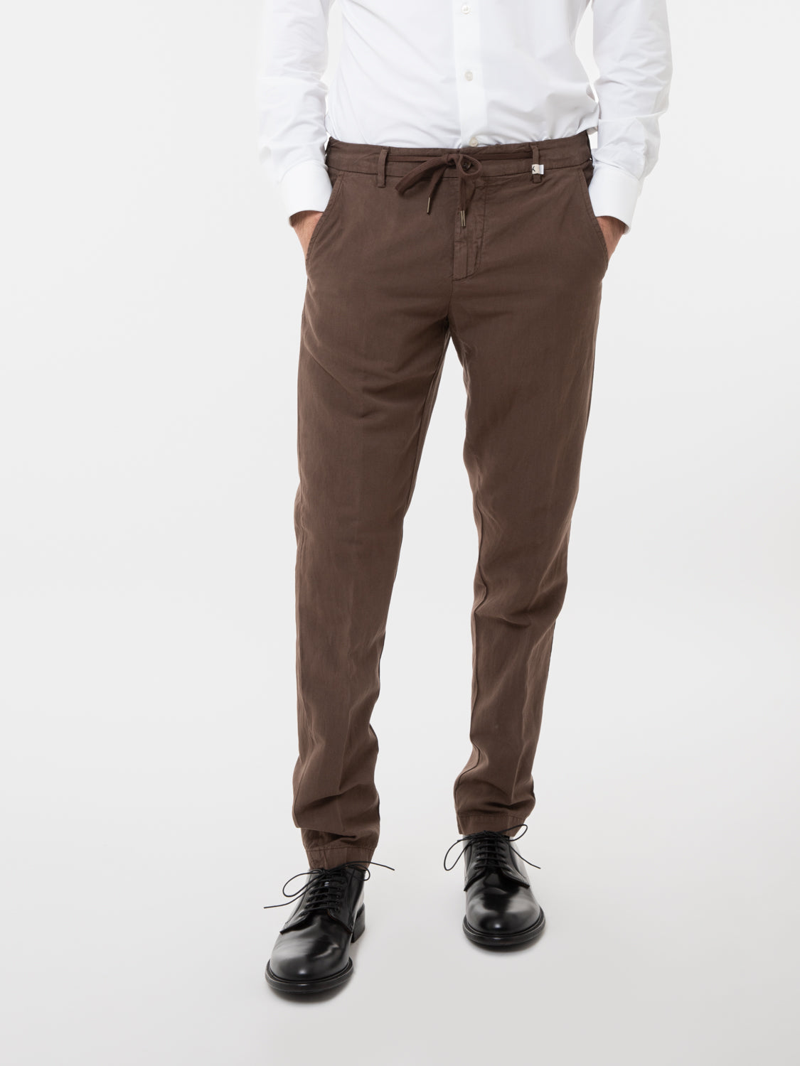 Pantaloni Apollo coulisse moro