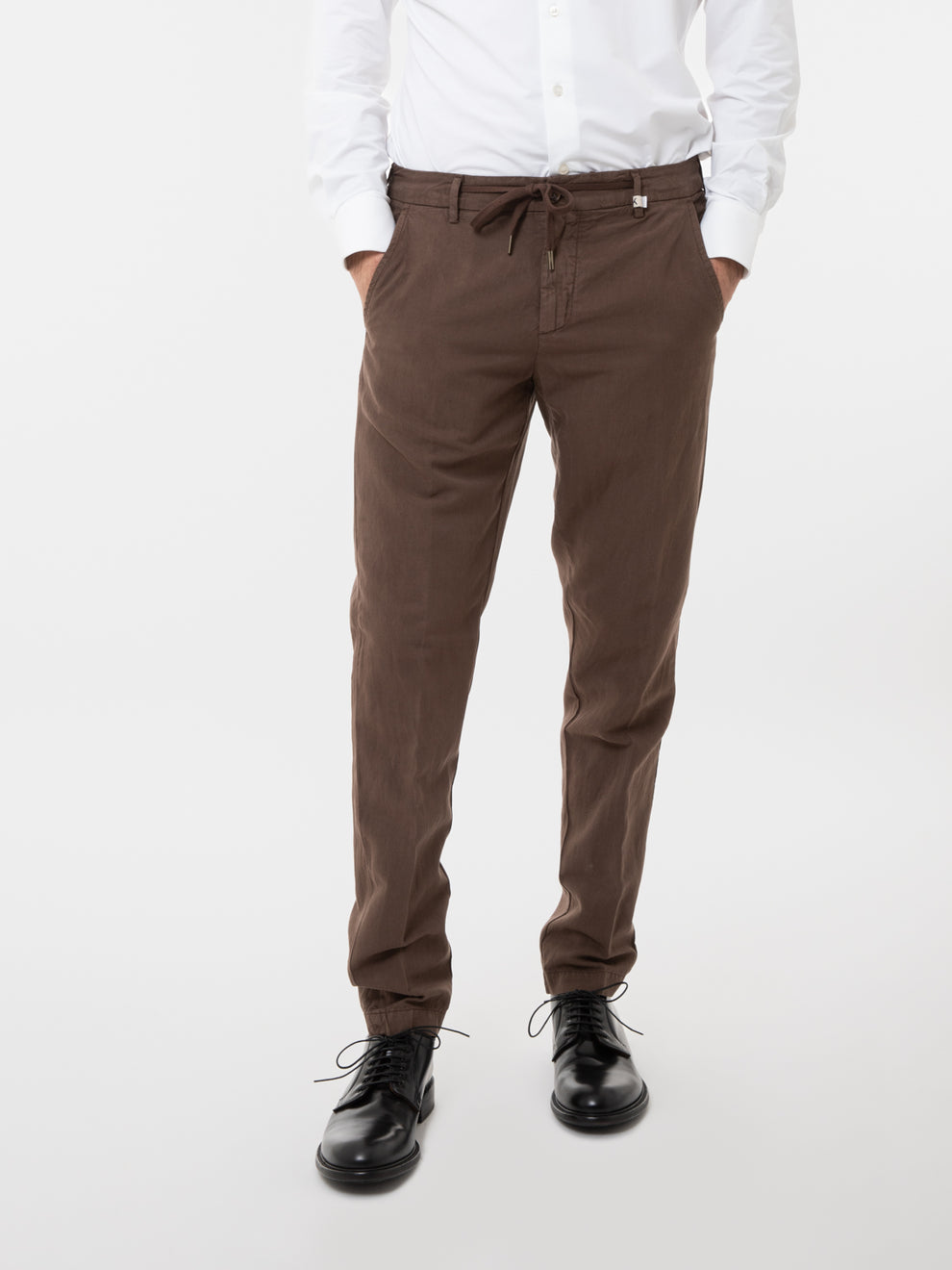 Pantaloni Apollo coulisse moro