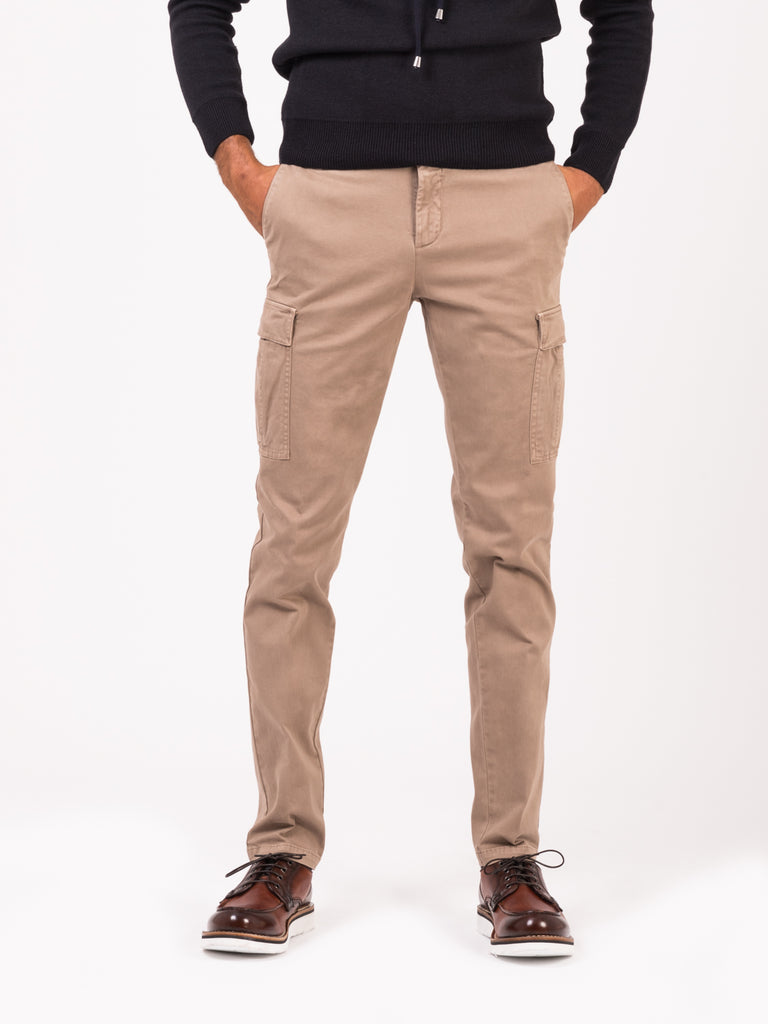 MYTHS - Pantaloni Giove cargo beige