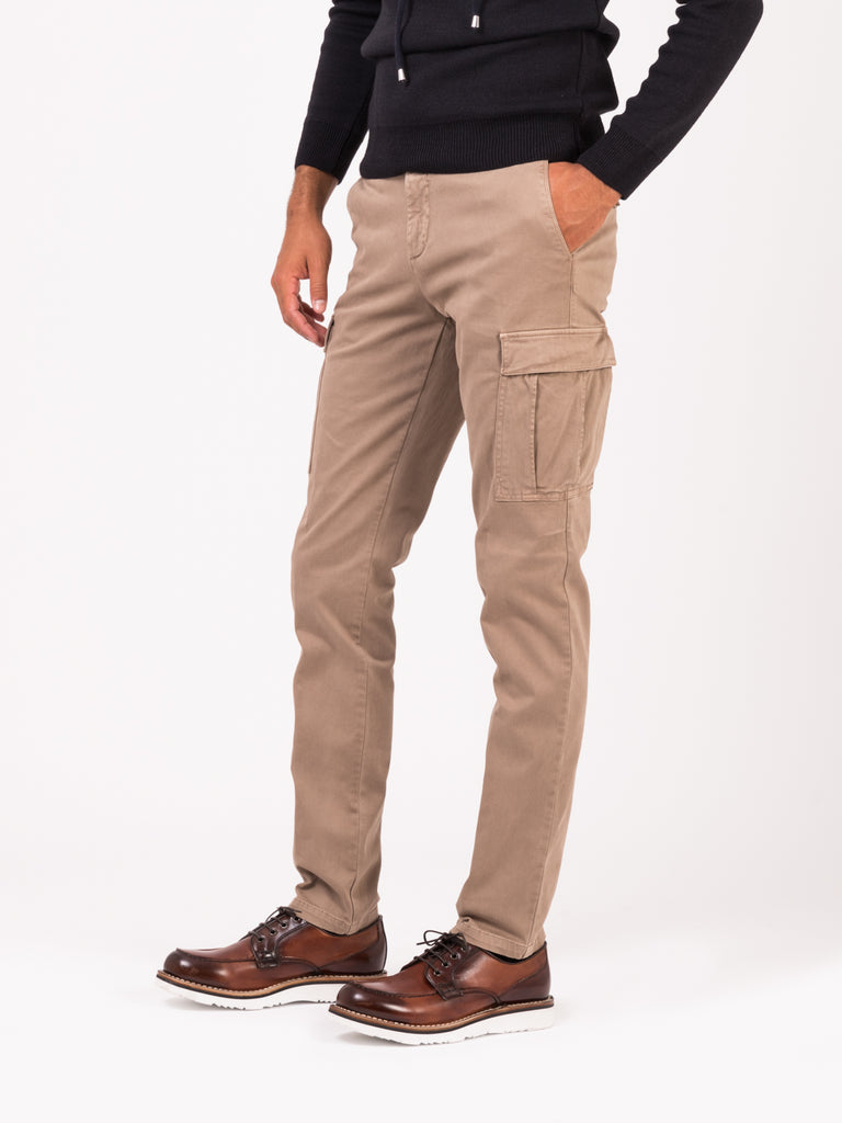 MYTHS - Pantaloni Giove cargo beige