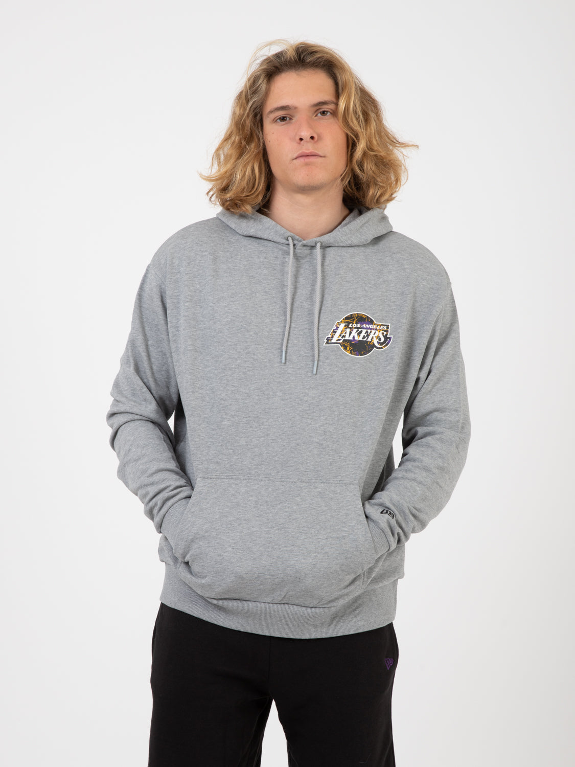 Los ángeles Nba Felpe New Era LA Lakers NBA Infill Grey Hoodie STIMM