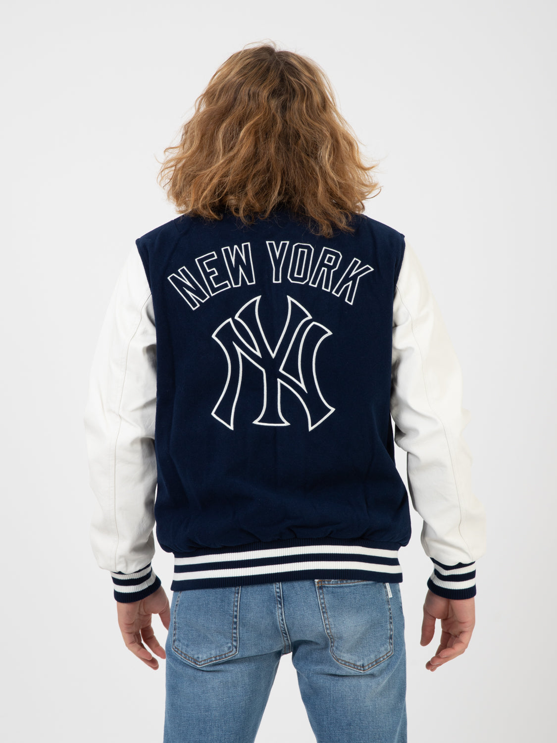 Giacca Varsity New York Yankees navy / white