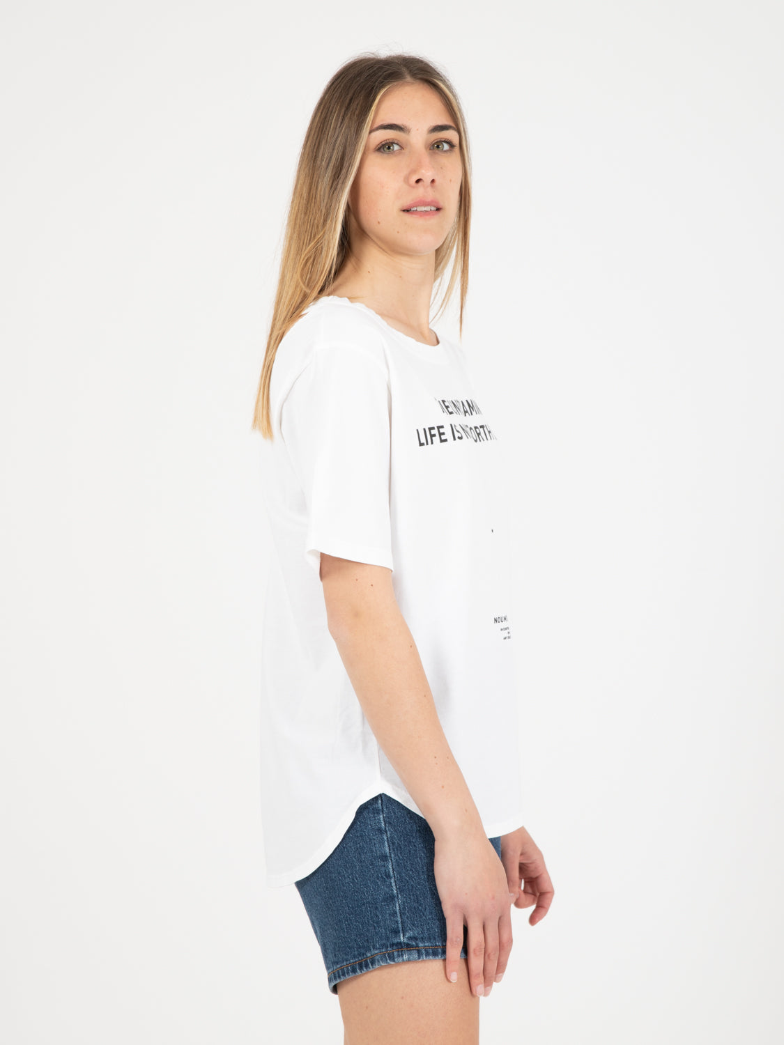 White Crossover T-Shirts