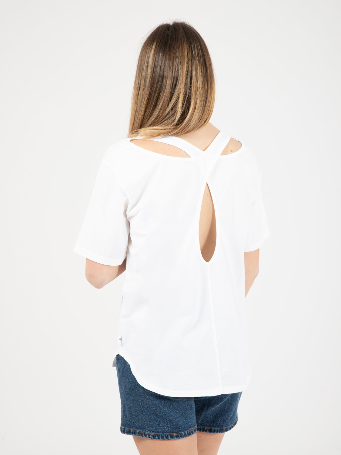 T-Shirts ad incrocio bianco
