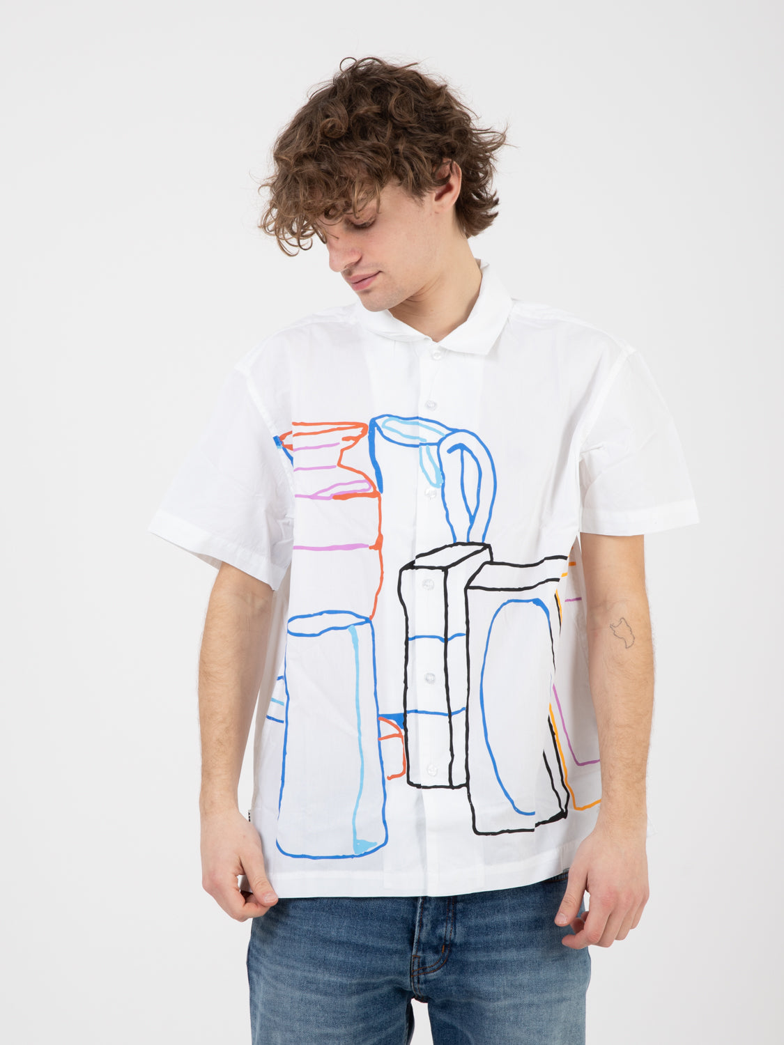 Pantry Woven White Shirt
