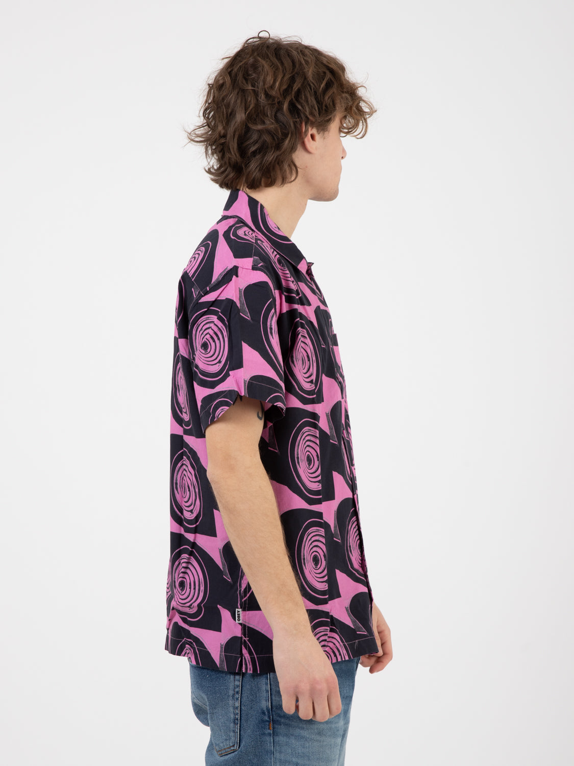 Lankershim Woven wild rose multi